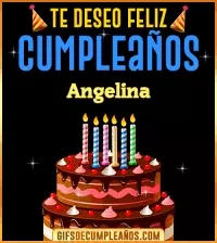 GIF Te deseo Feliz Cumpleaños Angelina